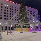 Мурманск, фото отдыхающего в ноябре