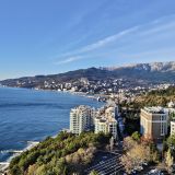 Ялта, фото отдыхающего в декабре