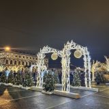 Санкт-Петербург, фото отдыхающего в декабре