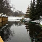 Дивеево, фото отдыхающего в декабре