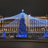 Москва, фото отдыхающего в декабре