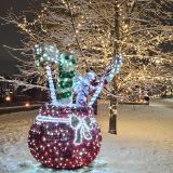 Петрозаводск, фото отдыхающего в декабре