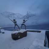 Петрозаводск, фото отдыхающего в декабре