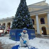 Санкт-Петербург, фото отдыхающего в декабре