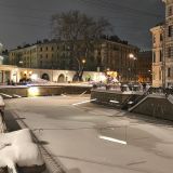 Санкт-Петербург, фото отдыхающего в декабре