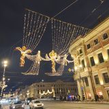 Санкт-Петербург, фото отдыхающего в декабре