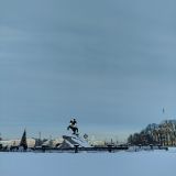 Ленинградская область, фото отдыхающего в январе