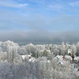 Светлогорск, фото отдыхающего в декабре