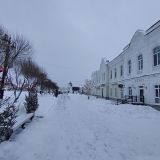 Омск, фото отдыхающего в январе