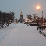 Санкт-Петербург, фото отдыхающего в декабре