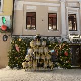 Куйбышевское водохранилище, фото отдыхающего в январе