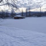 Кавказ, фото отдыхающего в январе