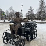 Вологда, фото отдыхающего в январе