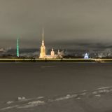 Санкт-Петербург, фото отдыхающего в январе