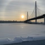 Санкт-Петербург, фото отдыхающего в январе