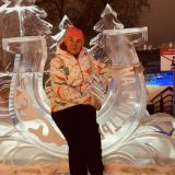 Красноярск, фото отдыхающего в январе