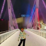 Красноярск, фото отдыхающего в январе