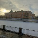 Санкт-Петербург, фото отдыхающего в январе