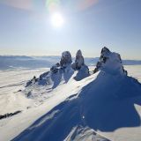 Алтай, фото отдыхающего в январе