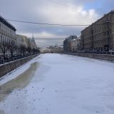 Санкт-Петербург, фото отдыхающего в январе