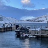 Мурманск, фото отдыхающего в феврале