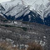 Кавказ, фото отдыхающего в феврале