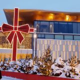 Средняя полоса России, фото отдыхающего в феврале