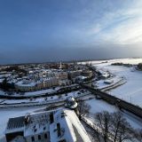 Балтийское море, фото отдыхающего в феврале