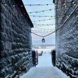 Балтийское море, фото отдыхающего в феврале