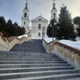 Витебск, фото отдыхающего в феврале