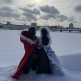 Чебоксары, фото отдыхающего в феврале