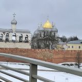 Великий Новгород, фото отдыхающего в феврале