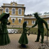 Кисловодск, фото отдыхающего в марте