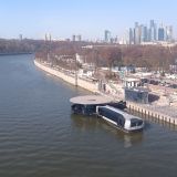 Москва, фото отдыхающего в марте