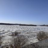 Река Иртыш, фото отдыхающего в марте
