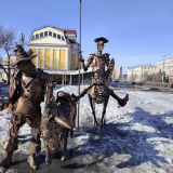 Река Иртыш, фото отдыхающего в марте