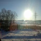 Москва, фото отдыхающего в марте