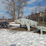 Архангельская область, фото отдыхающего в марте