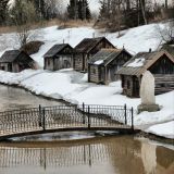 Вятское, фото отдыхающего в апреле