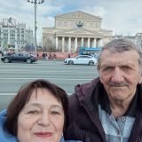 Москва, фото отдыхающего в марте