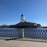 Выборг, фото отдыхающего в марте