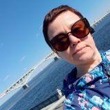Река Волга, фото отдыхающего в апреле