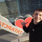 Река Волга, фото отдыхающего в апреле