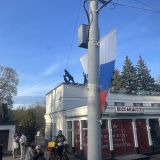Балтийское море, фото отдыхающего в апреле