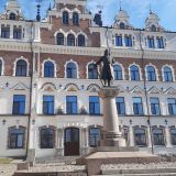 Выборг, фото отдыхающего в апреле