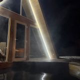 Глэмпинг A-frame с чаном или с купелью, фото гостя