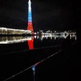 Балтийское море, фото отдыхающего в апреле