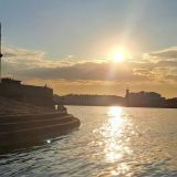 Балтийское море, фото отдыхающего в апреле