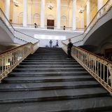 Балтийское море, фото отдыхающего в апреле