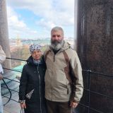 Балтийское море, фото отдыхающего в апреле